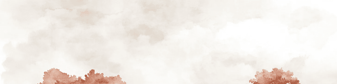 Rêverie en Terracotta : Papier Peint Panoramique Champêtre en Aquarelle - Illulart: Papier peint panoramique