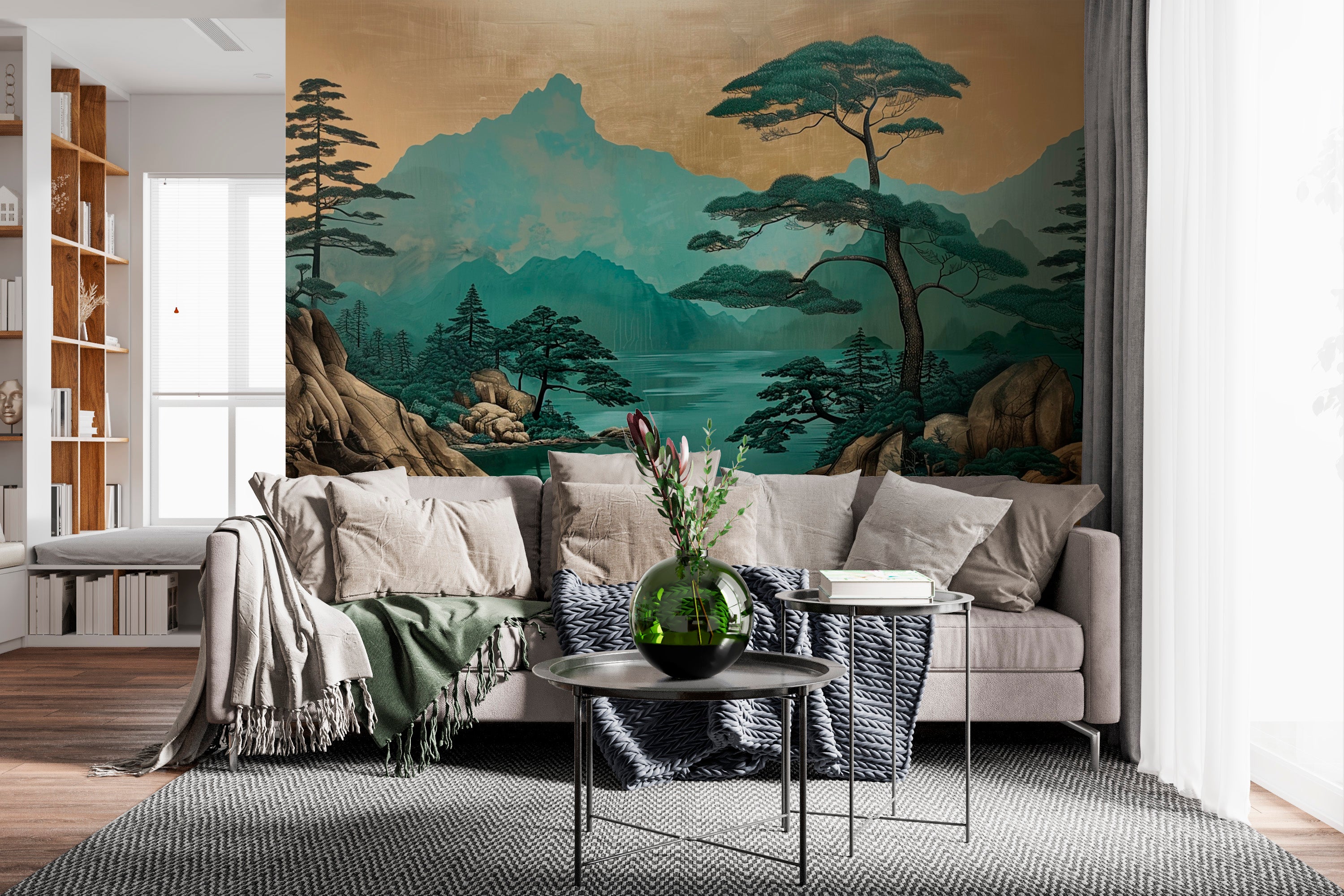 Forgotten Shores: Reflection of Serenity and Peace in wallpaper