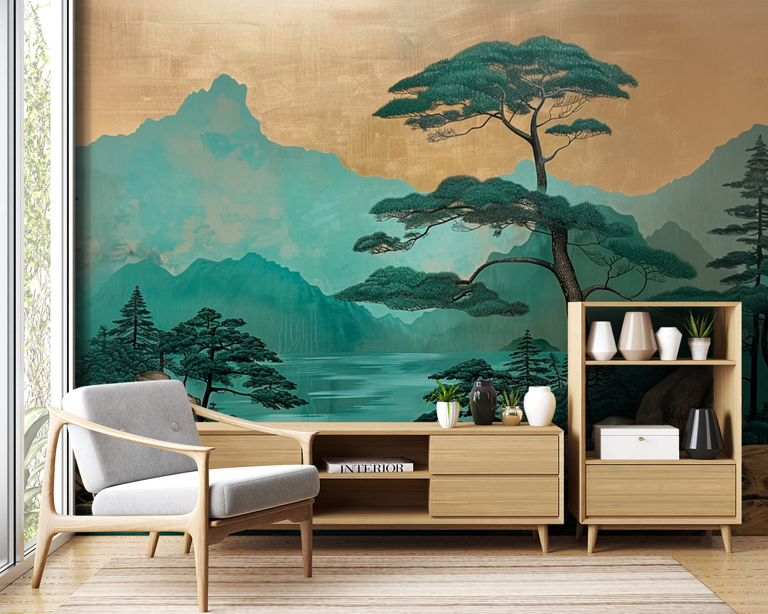 Forgotten Shores: Reflection of Serenity and Peace in wallpaper