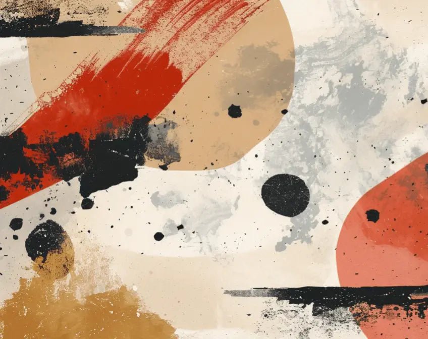 Rythme des Couleurs : Abstraction et Harmonie - Illulart: Papier peint panoramique