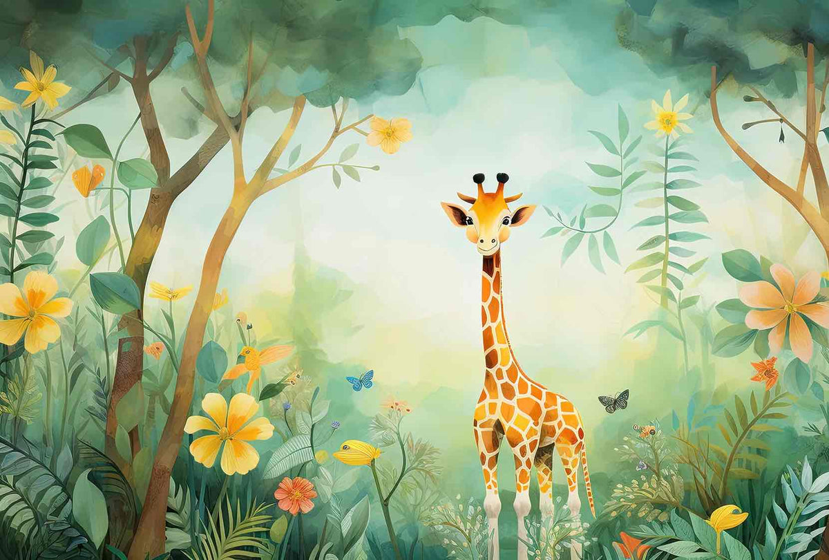 Safari jungle - Illulart: Papier peint panoramique