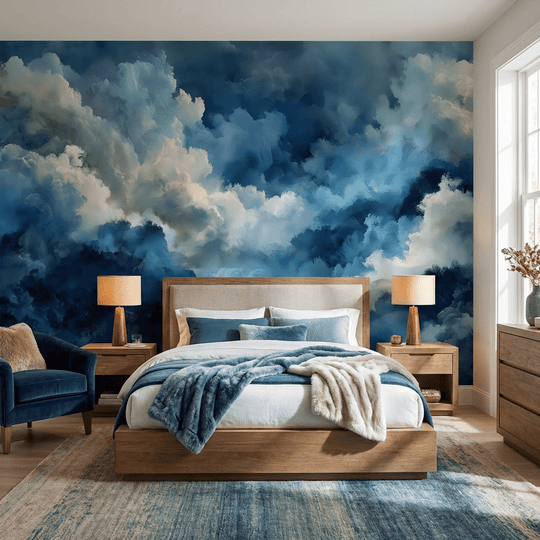 Saphir Céleste - Illulart: Papier peint panoramique