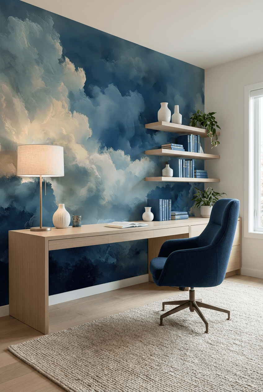 Saphir Céleste - Illulart: Papier peint panoramique