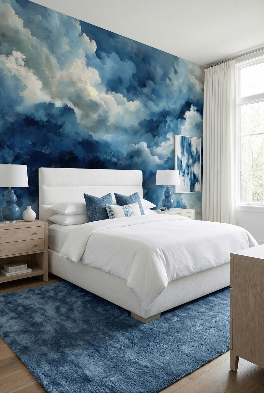 Saphir Céleste - Illulart: Papier peint panoramique