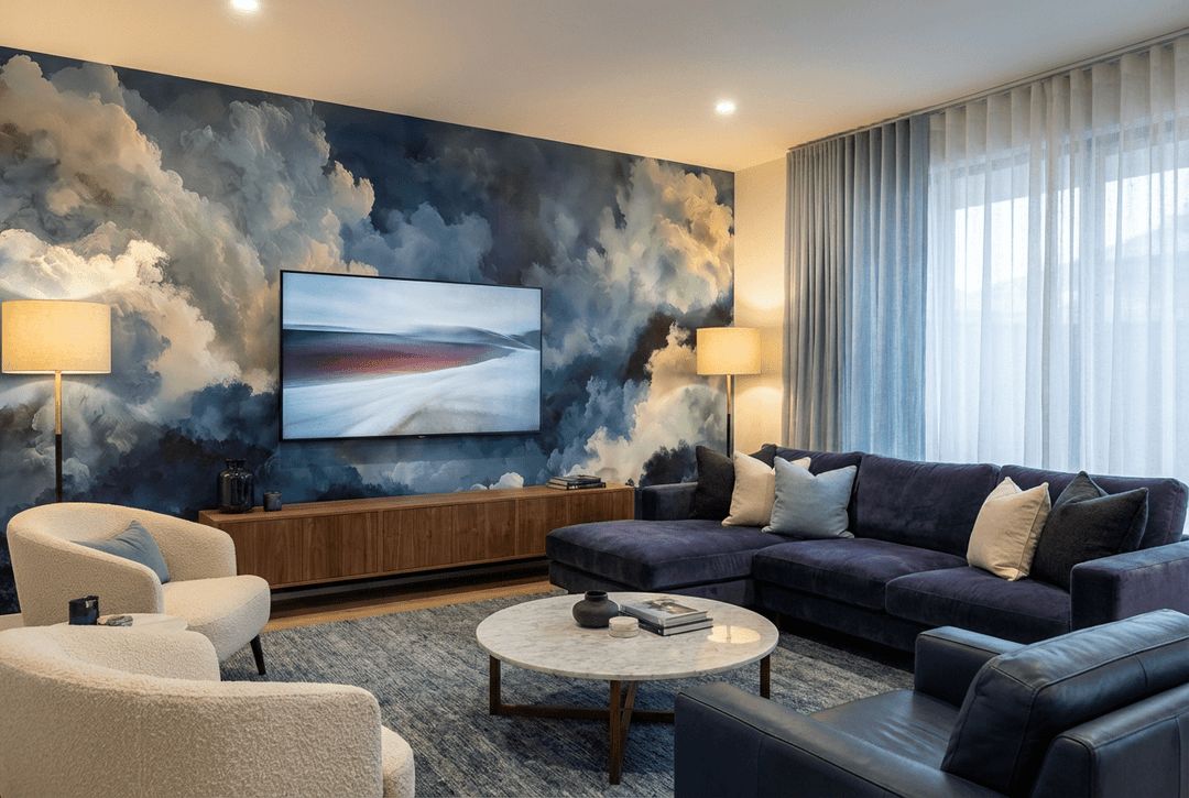 Saphir Céleste - Illulart: Papier peint panoramique