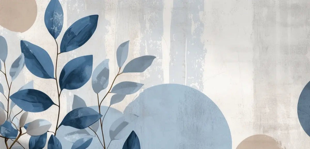 Sérénité Bleutée - Illulart: Papier peint panoramique