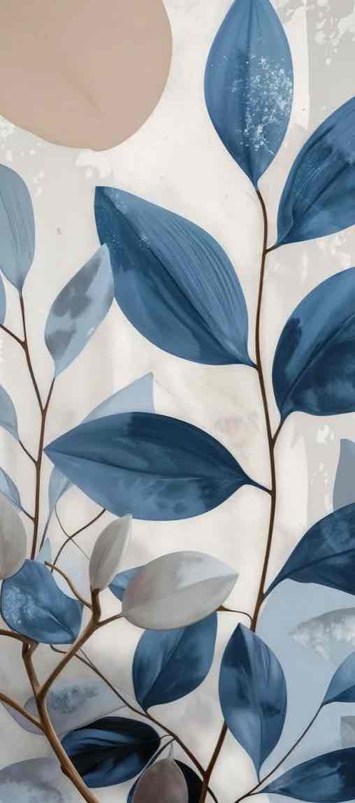 Sérénité Bleutée - Illulart: Papier peint panoramique