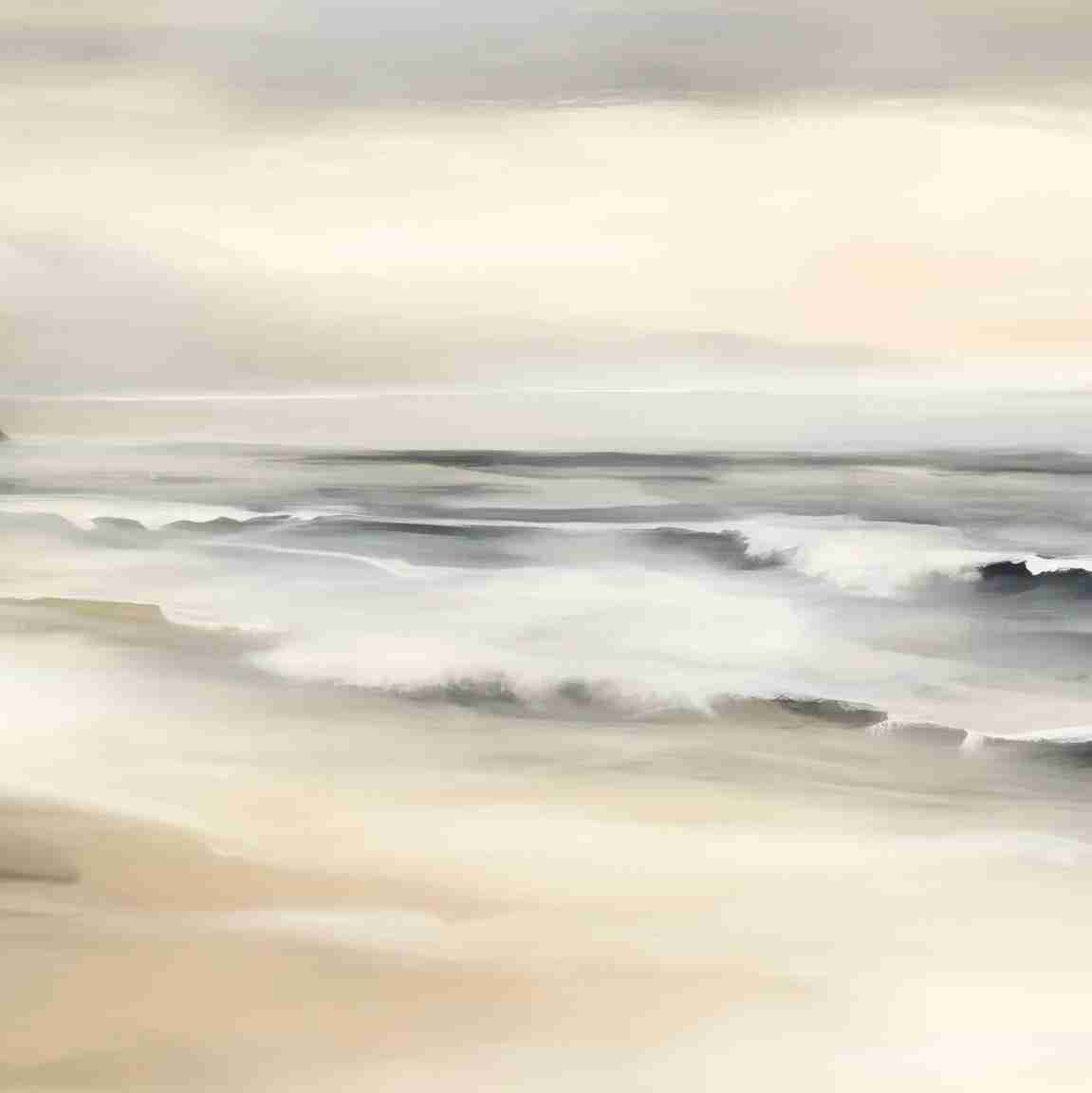 Sérénité Littorale – papier peint pour une évasion douce et apaisante - Illulart: Papier peint panoramique