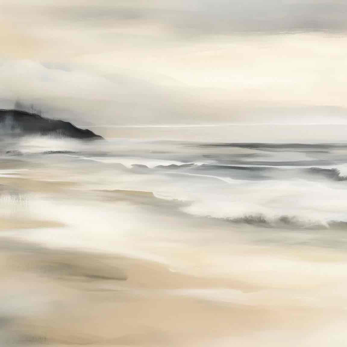 Sérénité Littorale – papier peint pour une évasion douce et apaisante - Illulart: Papier peint panoramique