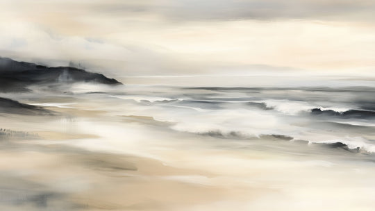 Sérénité Littorale – papier peint pour une évasion douce et apaisante - Illulart: Papier peint panoramique