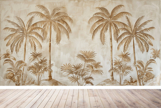 Sérénité Saharienne - Papier Peint Panoramique Désertique - Illulart: Papier peint panoramique