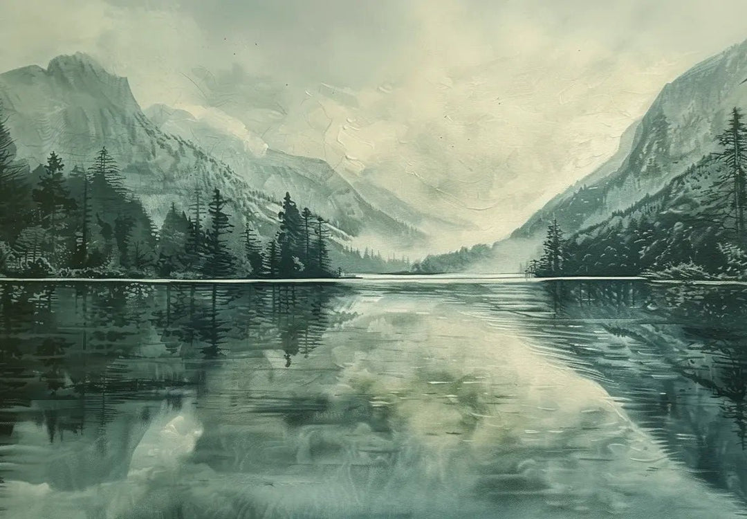 Silence des Fjords - Illulart: Papier peint panoramique