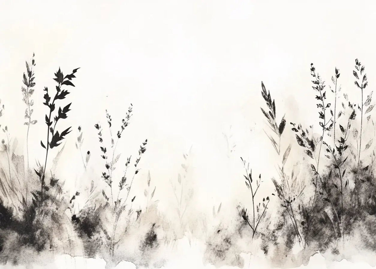 Songes de Graminées – Papier Peint Élégant Inspiré de la Nature