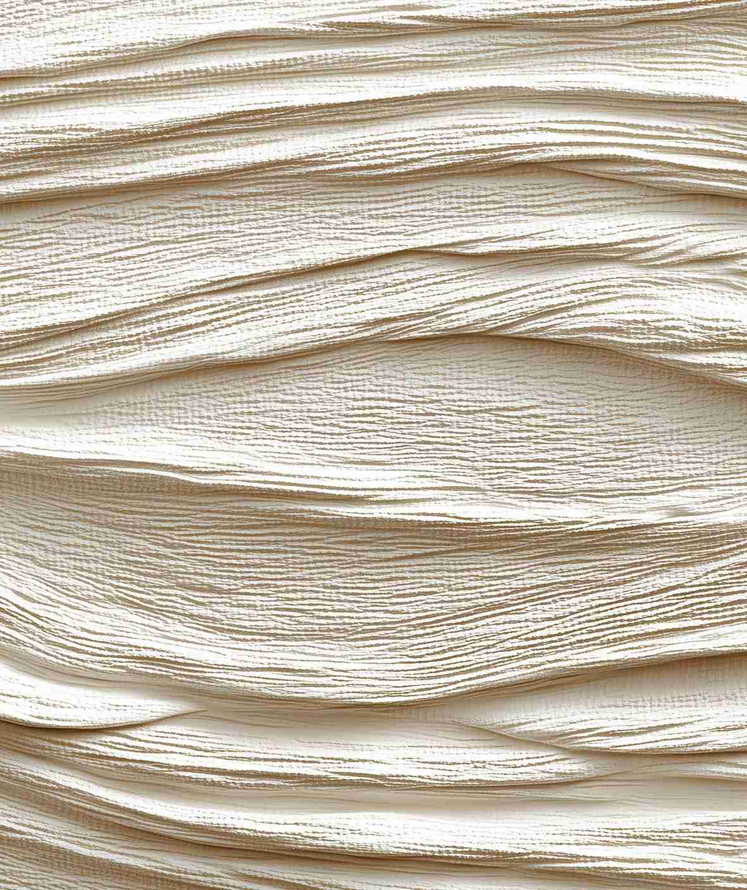 Souffle minéral en tons écrus - Papier peint relief effet 3D - Illulart: Papier peint panoramique