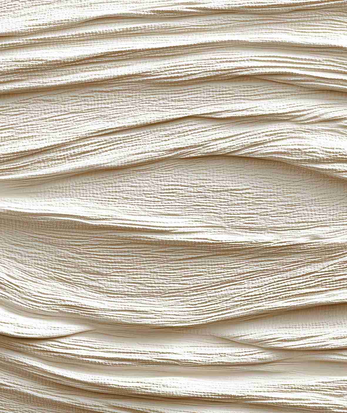 Souffle minéral en tons écrus - Papier peint relief effet 3D - Illulart: Papier peint panoramique