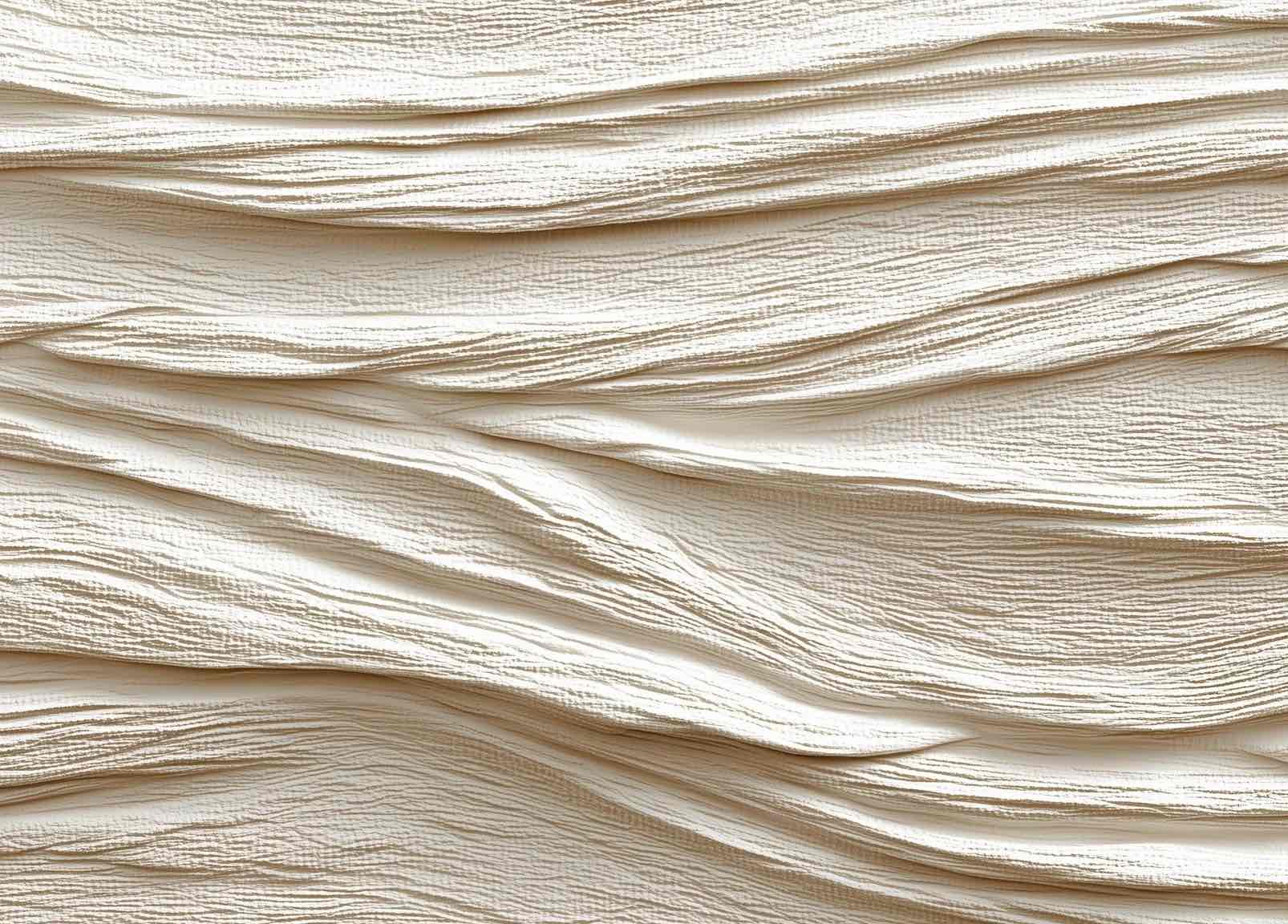 Souffle minéral en tons écrus - Papier peint relief effet 3D - Illulart: Papier peint panoramique