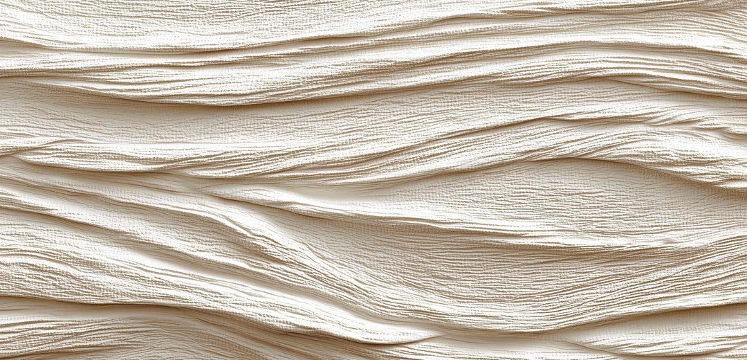 Souffle minéral en tons écrus - Papier peint relief effet 3D - Illulart: Papier peint panoramique