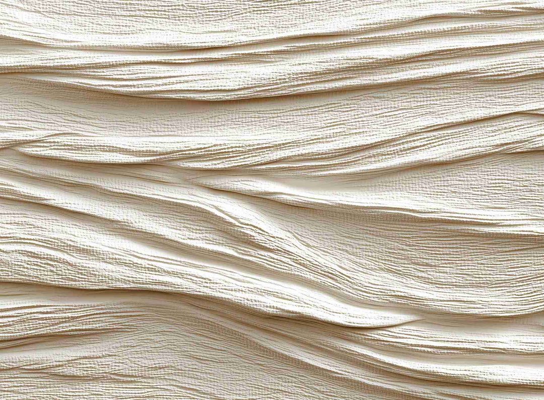 Souffle minéral en tons écrus - Papier peint relief effet 3D - Illulart: Papier peint panoramique