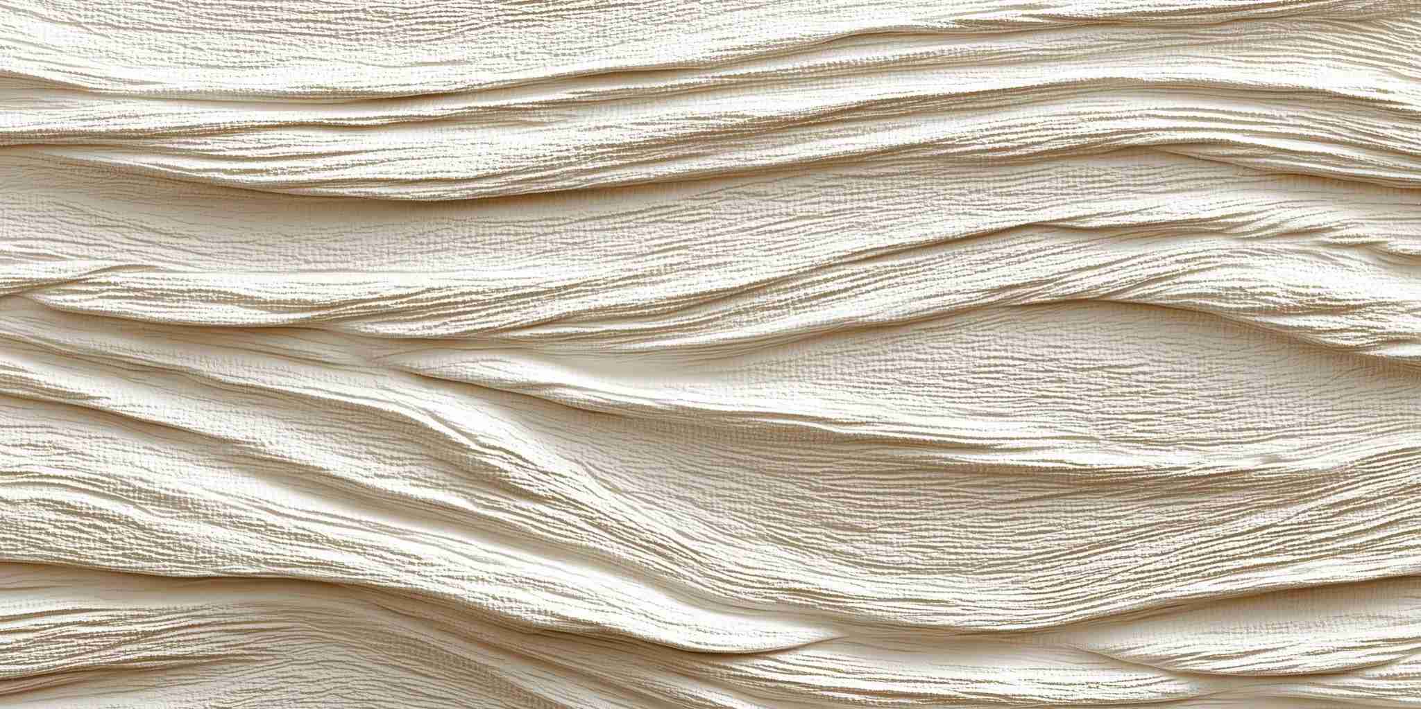 Souffle minéral en tons écrus - Papier peint relief effet 3D - Illulart: Papier peint panoramique