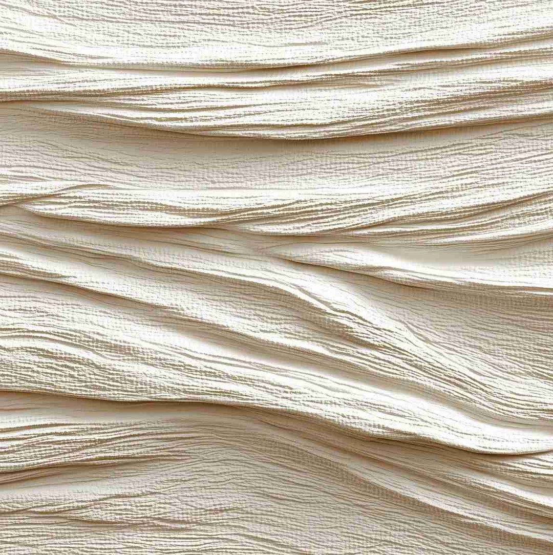 Souffle minéral en tons écrus - Papier peint relief effet 3D - Illulart: Papier peint panoramique