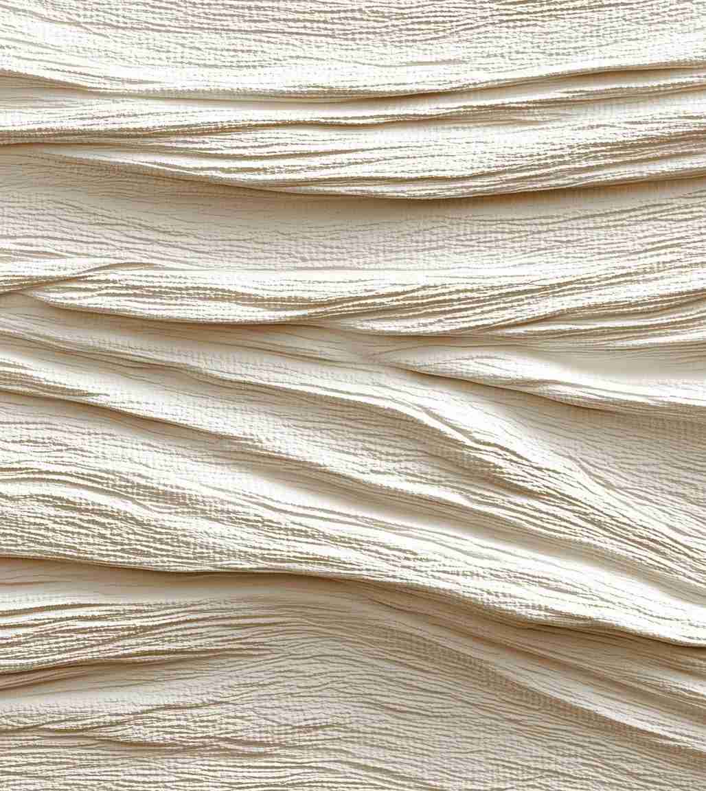 Souffle minéral en tons écrus - Papier peint relief effet 3D - Illulart: Papier peint panoramique