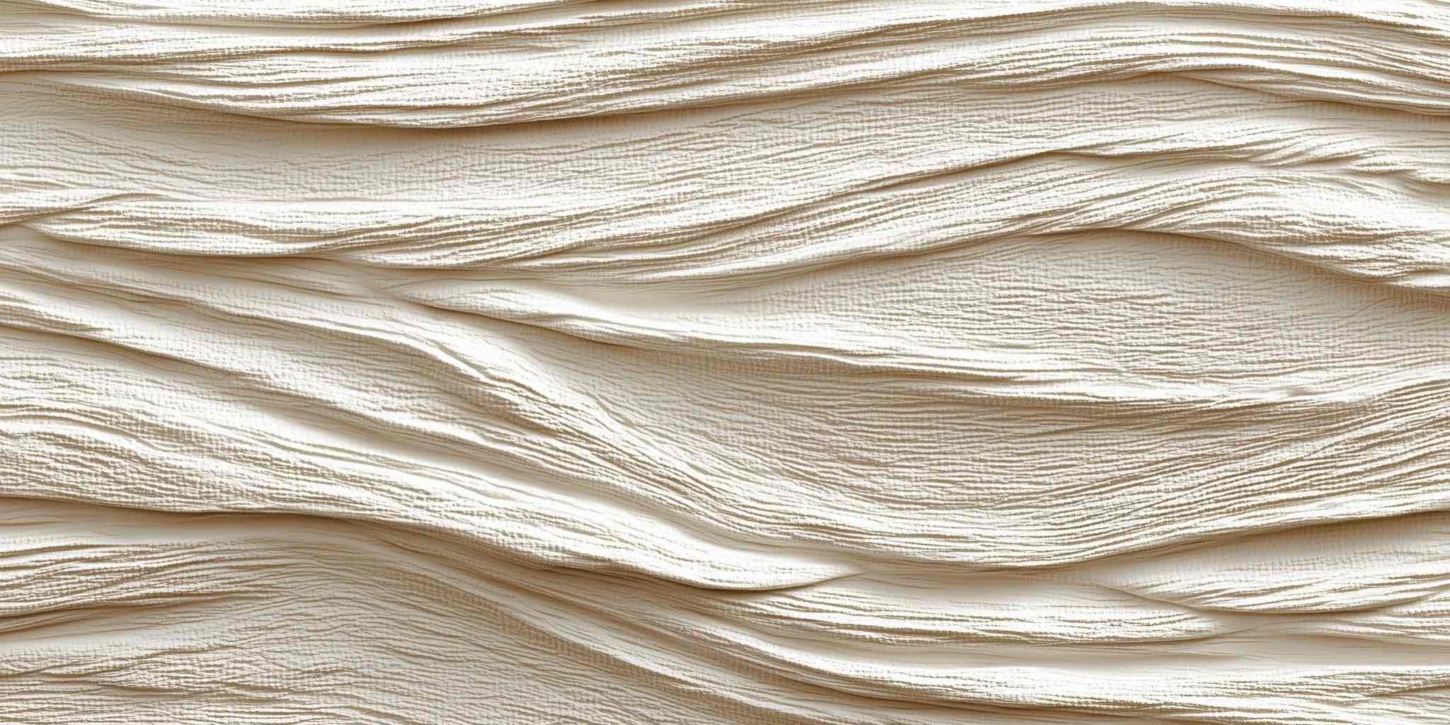 Souffle minéral en tons écrus - Papier peint relief effet 3D - Illulart: Papier peint panoramique