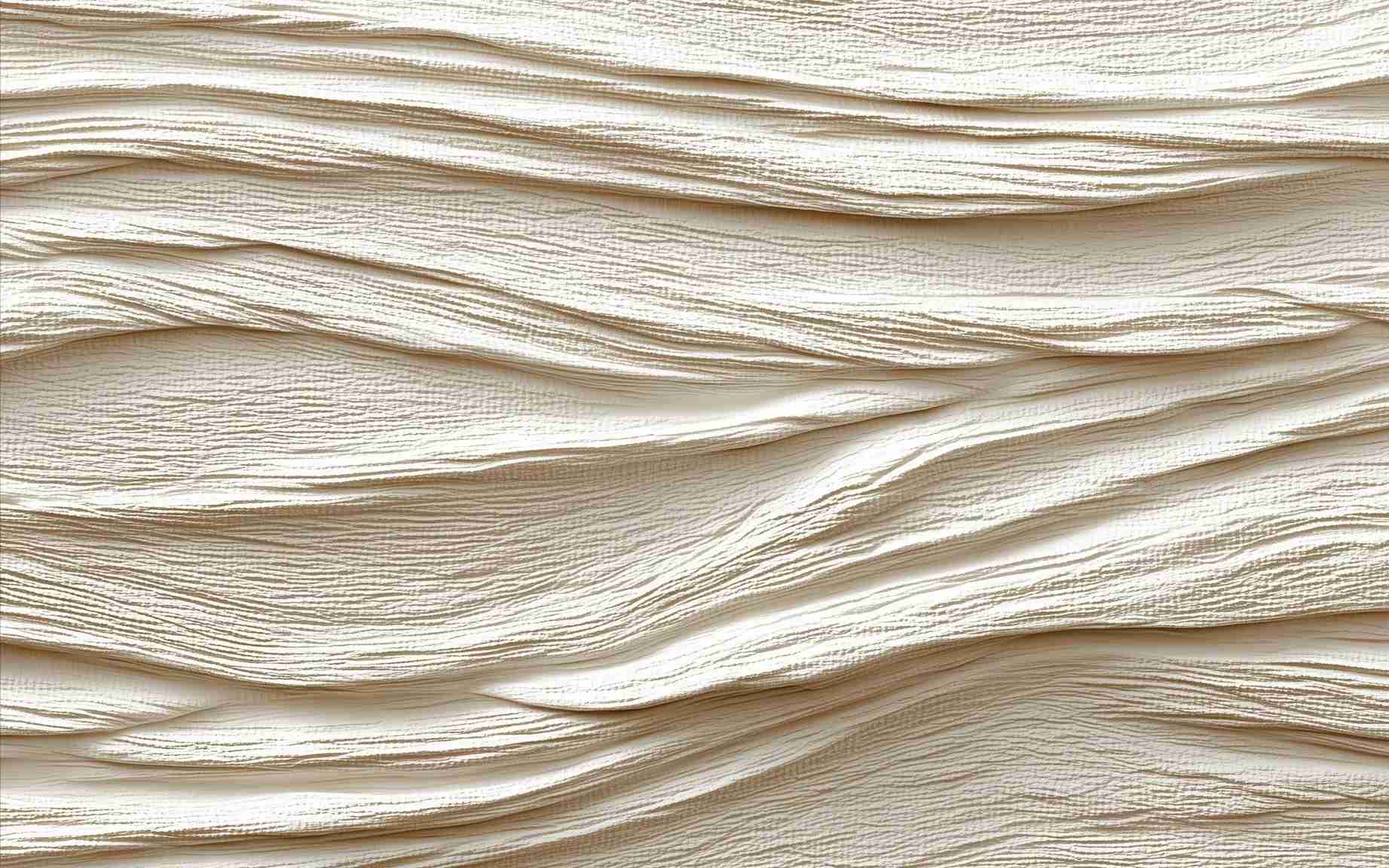 Souffle minéral en tons écrus - Papier peint relief effet 3D - Illulart: Papier peint panoramique
