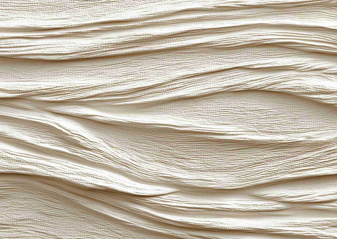 Souffle minéral en tons écrus - Papier peint relief effet 3D - Illulart: Papier peint panoramique