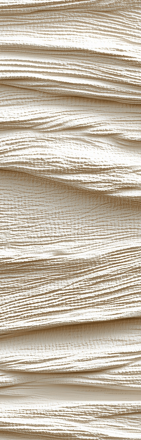 Souffle minéral en tons écrus - Papier peint relief effet 3D - Illulart: Papier peint panoramique