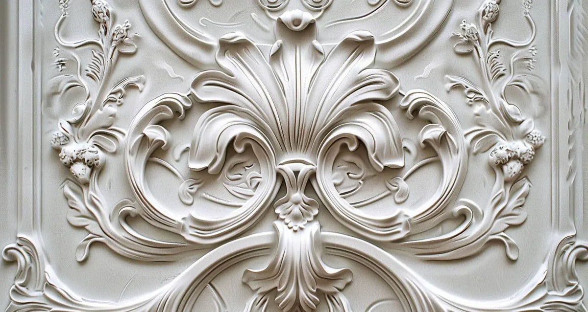 Splendeur baroque : Papier peint Fleur de Lys - Illulart: Papier peint panoramique