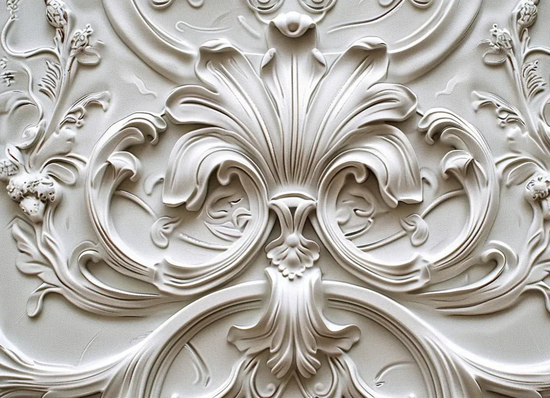 Splendeur baroque : Papier peint Fleur de Lys - Illulart: Papier peint panoramique