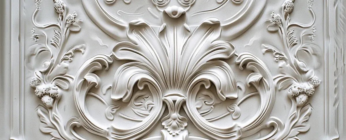 Splendeur baroque : Papier peint Fleur de Lys - Illulart: Papier peint panoramique