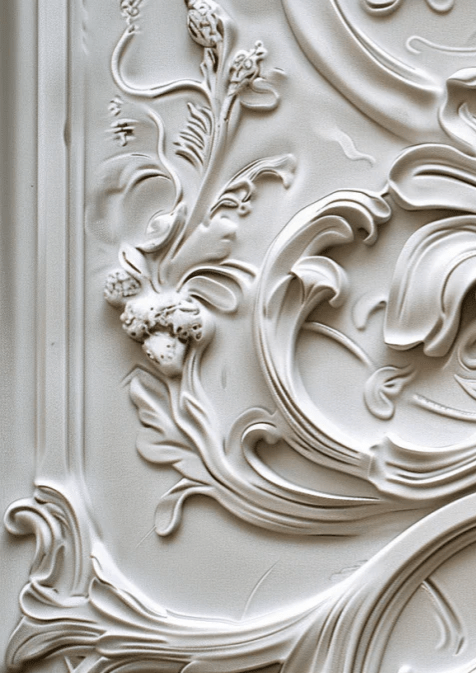 Splendeur baroque : Papier peint Fleur de Lys - Illulart: Papier peint panoramique