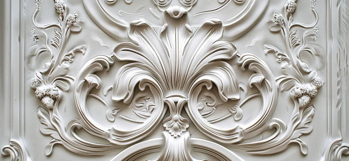 Splendeur baroque : Papier peint Fleur de Lys - Illulart: Papier peint panoramique