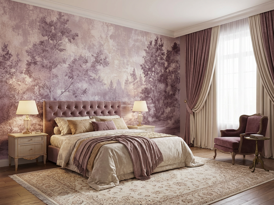 Toile de jouy en rose