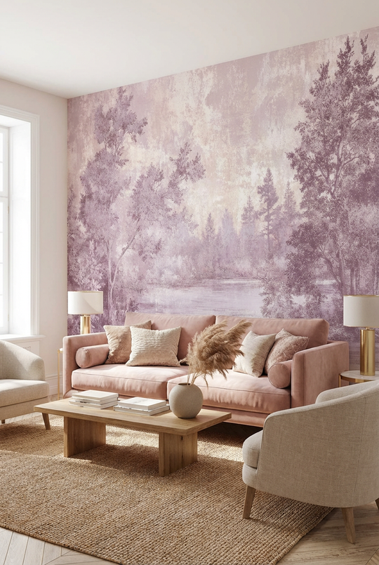 Toile de jouy en rose