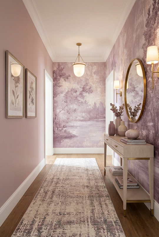 Toile de jouy en rose