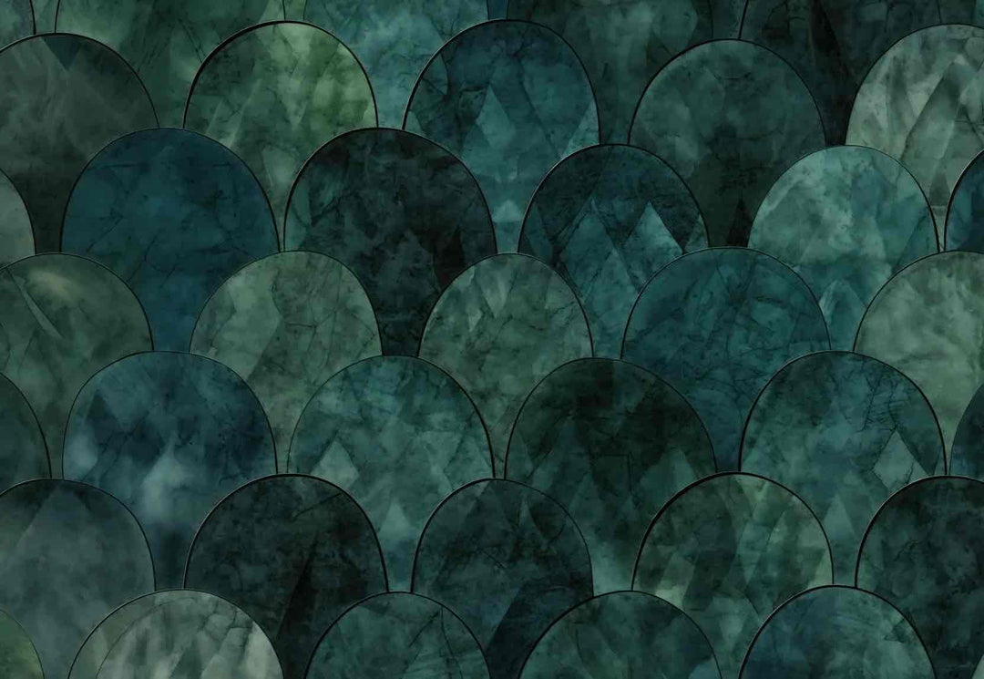 Valse végétale - Mur d'accent artistique - Illulart: Papier peint panoramique