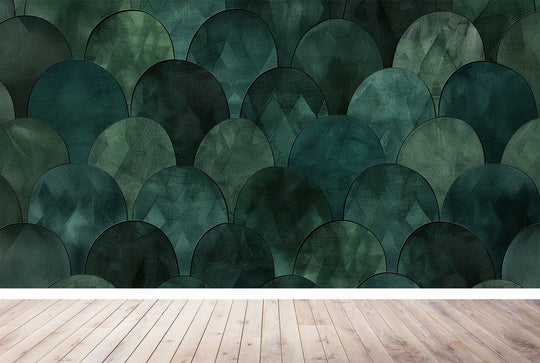 Valse végétale - Mur d'accent artistique - Illulart: Papier peint panoramique