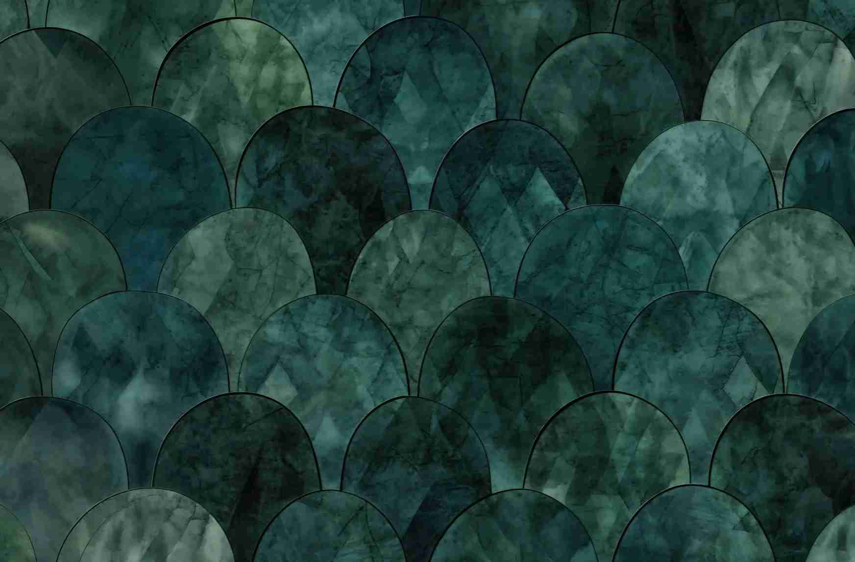 Valse végétale - Mur d'accent artistique - Illulart: Papier peint panoramique