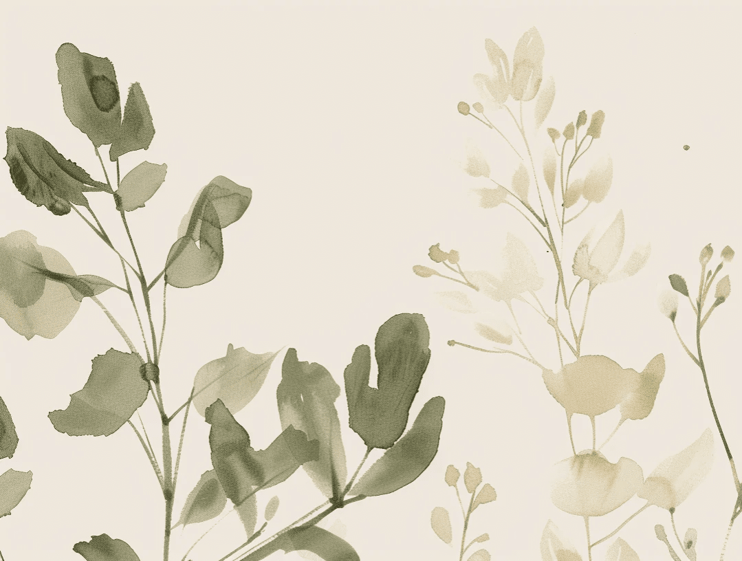 Végétation Délicate : Fraîcheur Botanique - Illulart: Papier peint panoramique
