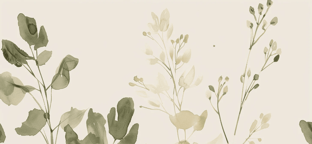 Végétation Délicate : Fraîcheur Botanique - Illulart: Papier peint panoramique