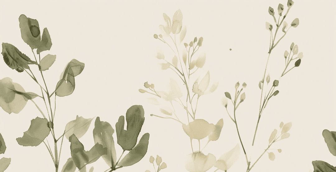 Végétation Délicate : Fraîcheur Botanique - Illulart: Papier peint panoramique