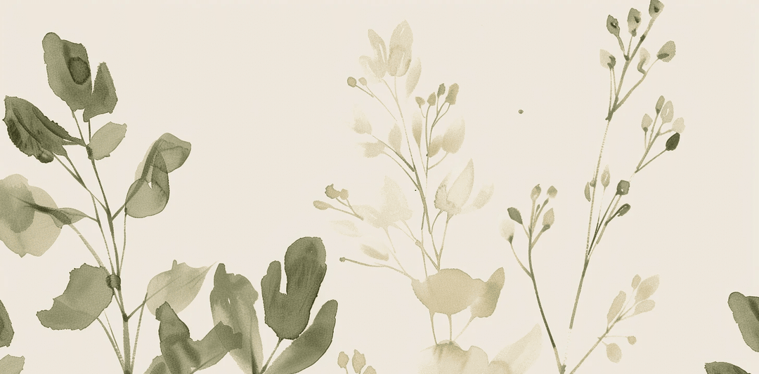 Végétation Délicate : Fraîcheur Botanique - Illulart: Papier peint panoramique