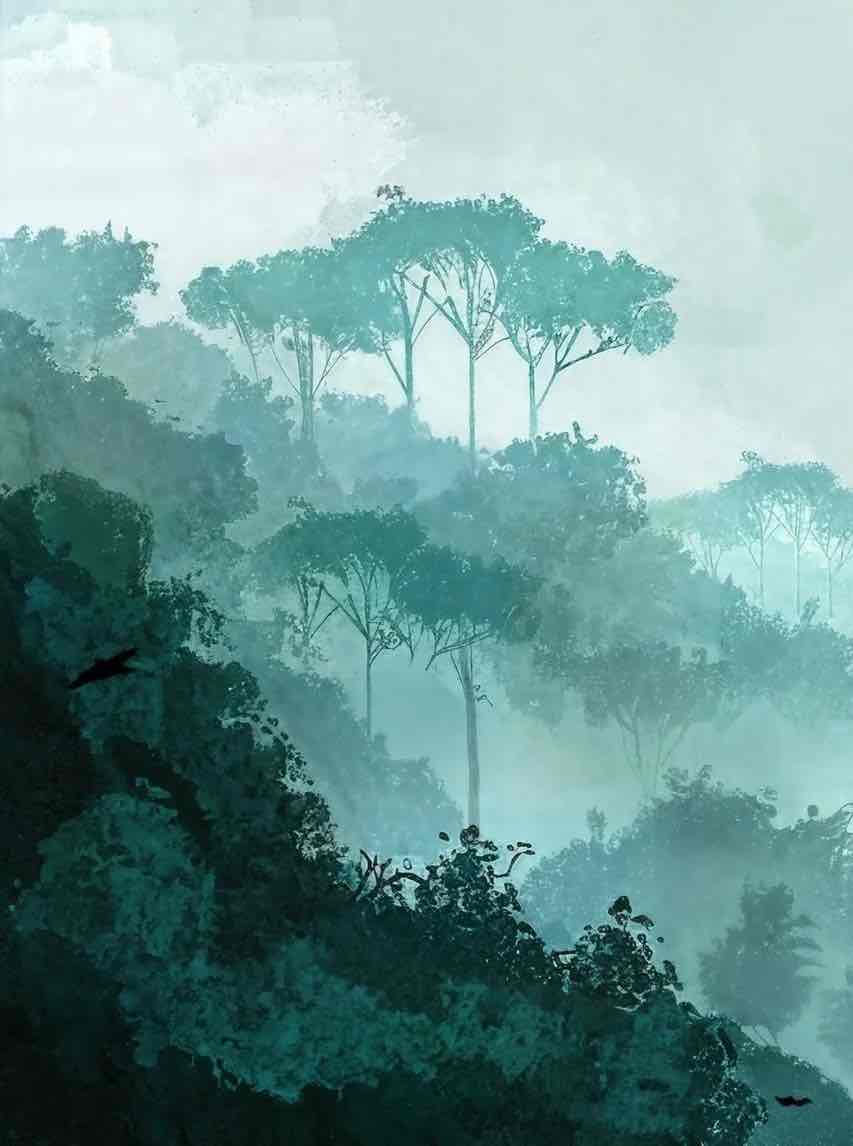 Vertige de la Nature - Illulart: Papier peint panoramique